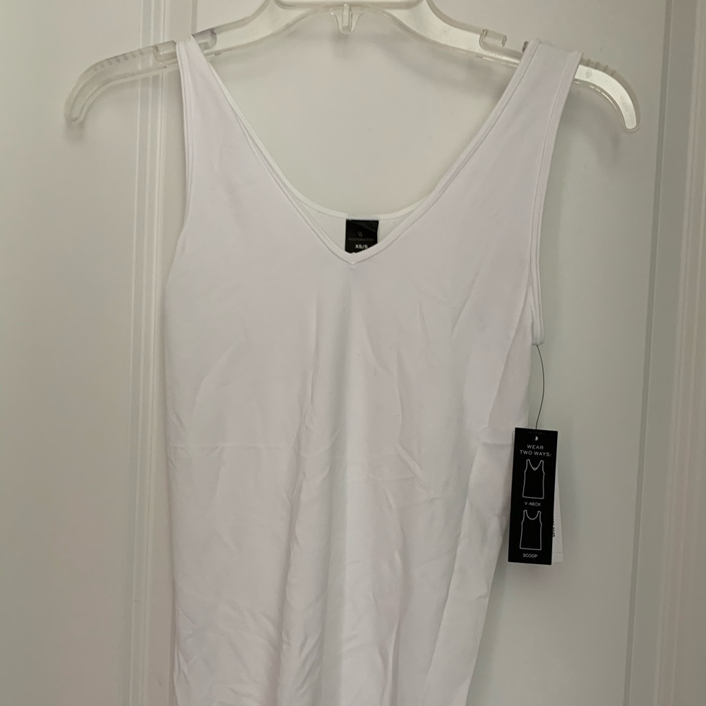 Worthington Button Down Blouse and Tank Top - Picture 3 of 5